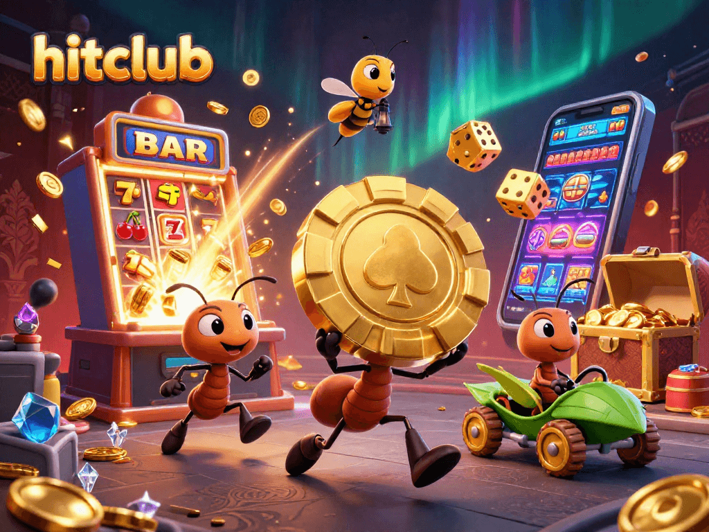 Join hitclub's animated heist adventure with ants, a firefly lookout, and a grasshopper getaway driver!