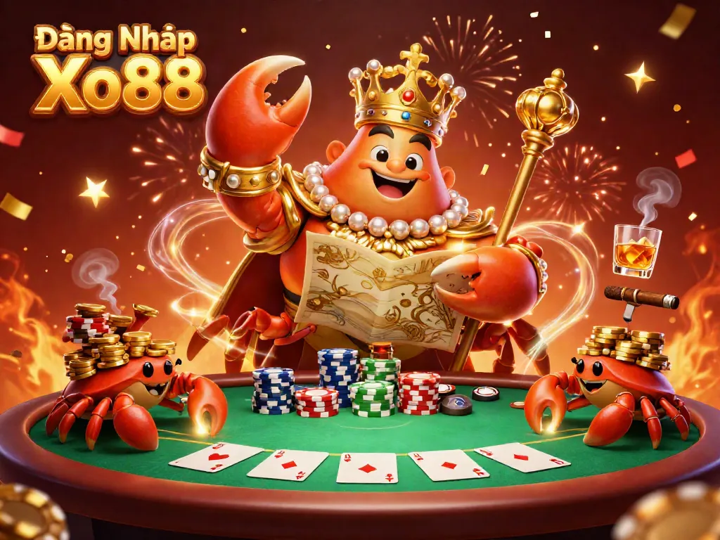 Experience excitement with Đăng Nhập Xo88 as the golden crab emperor rules the casino landscape.