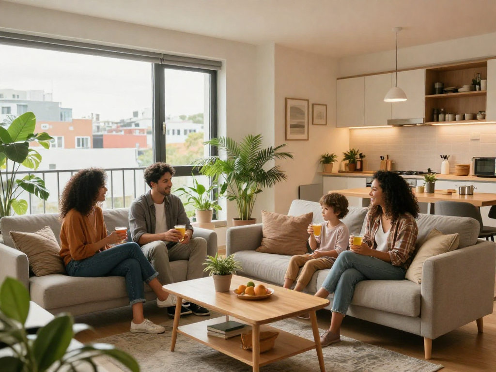 monteurzimmer mieten hannover in modernem, einladendem Apartment mit gemütlicher Atmosphäre