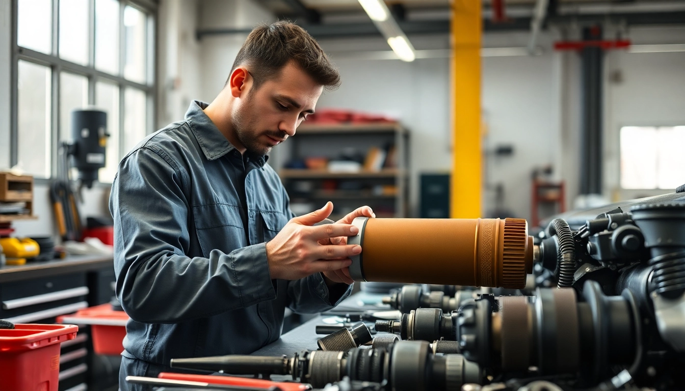 Auto Kufen analysieren und bewerten in einer modernen Werkstatt.