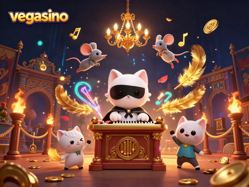 Engage in thrilling casino action at vegasino with a captivating 3D illustration featuring interactive gaming characters.