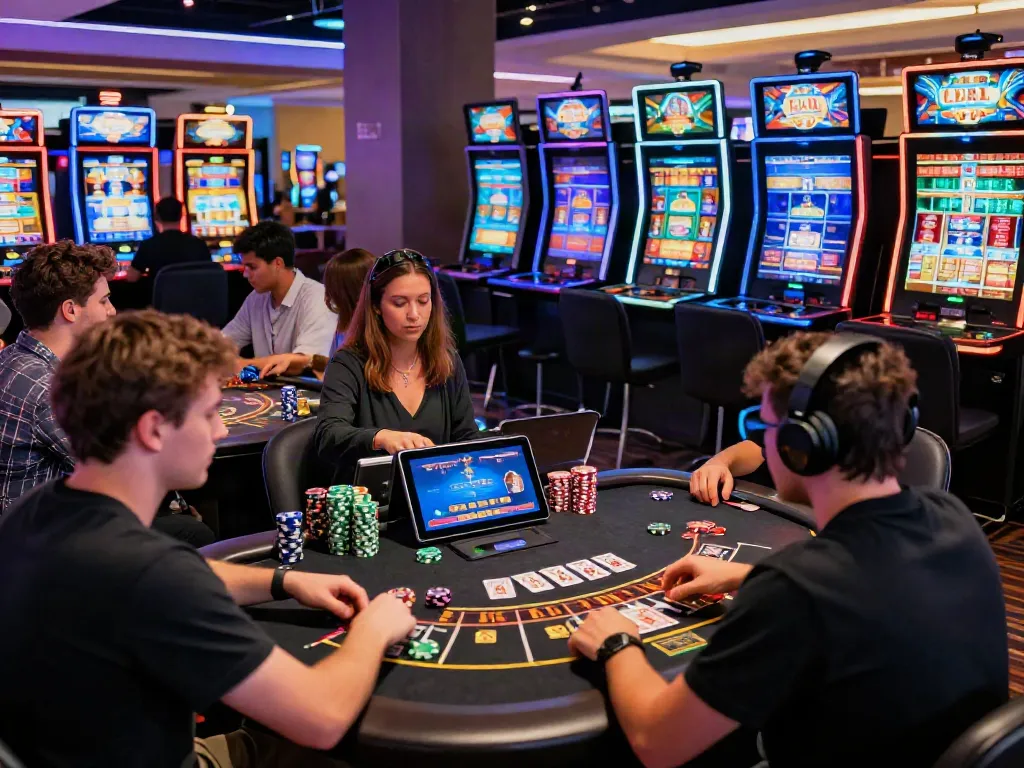 Exciting online gaming experience at https://iwinnk.jp.net/ showcasing players enjoying live casino games and interactive features.